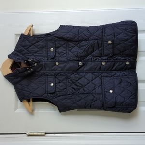 Banana republic navy blue vest, small